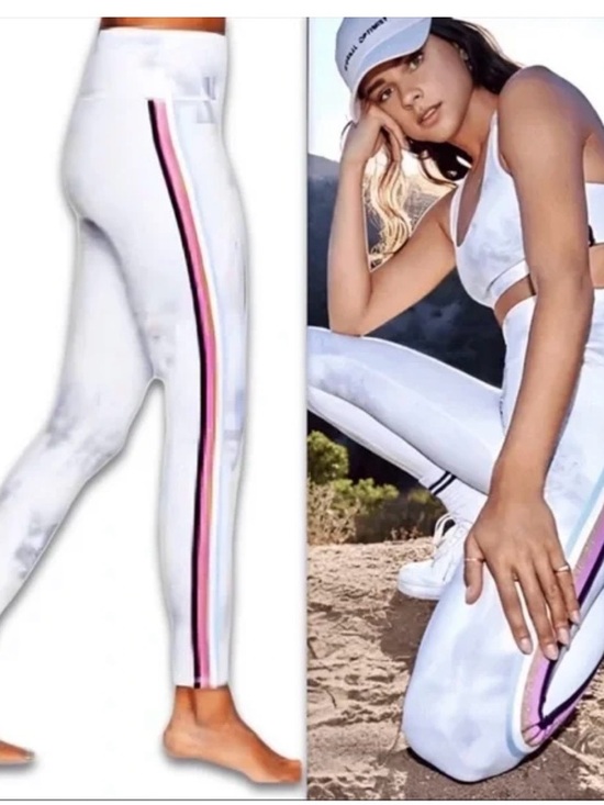 Spiritual Gangster Pants - NWT Spiritual Gangster White and Gray Leggings intent medium